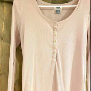 Light Pink Long-Sleeved Button Down